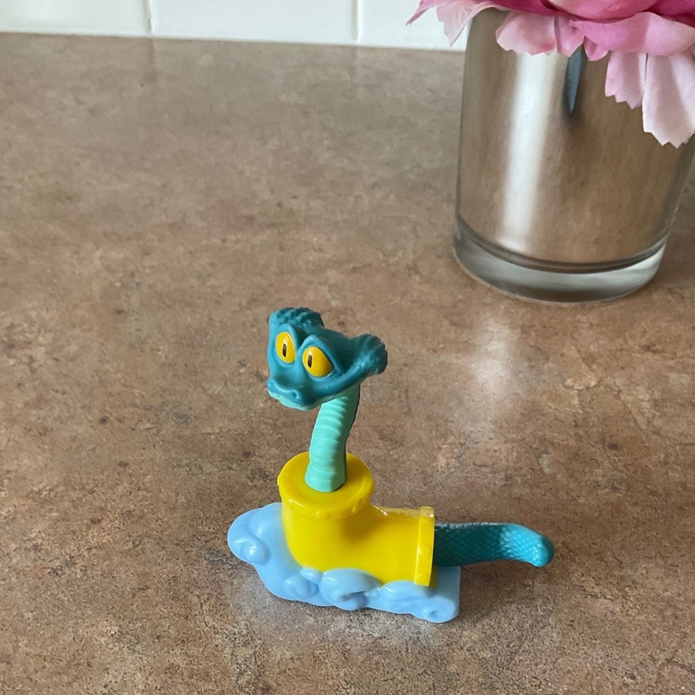 Disney Jungle Book Kaa‎ Snake McDonalds Happy Meal Toy 2024 Blue Yellow Figure